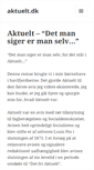 Mobile Screenshot of aktuelt.dk